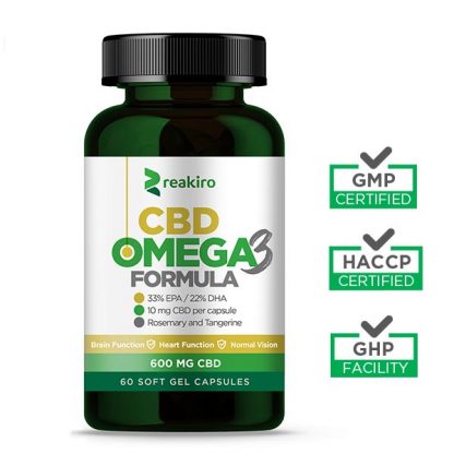 cbd capsules omega 3 600 mg 60 pcs