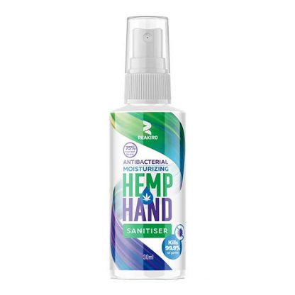 hemp hand sanitiser spray 30 ml